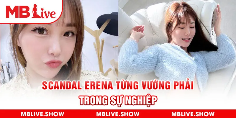 Scandal Erena từng vướng phải trong sự nghiệp