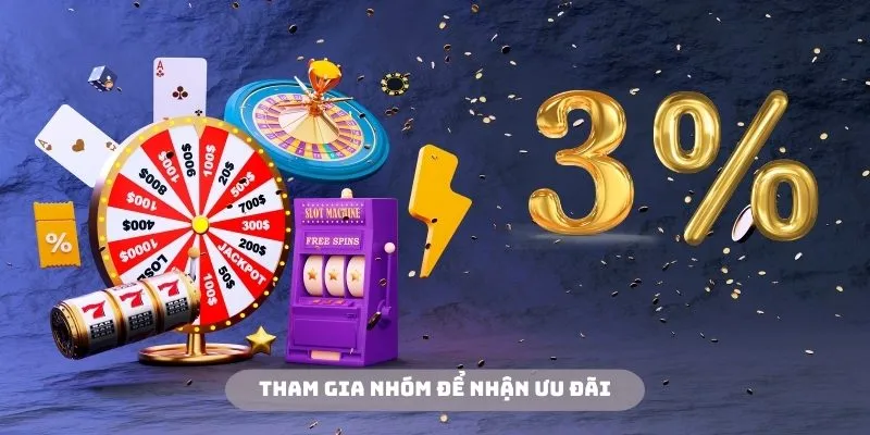 Tham gia nhóm MBlive để tận hưởng ưu đãi hoàn trả 3%