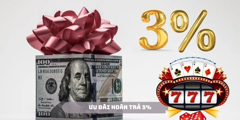 ưu đãi hoàn trả 3%